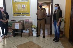 Unidade da PM promove campanha de arrecadação de alimentos no Norte Pioneiro