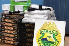 BPFron prende homem e apreende 100 lunetas e 12 aparelhos de videogame no Oeste do estado