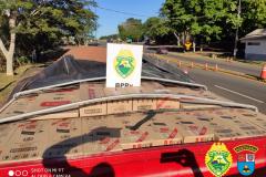 BPRv apreende carga de cigarros avaliada em R$ 1 milhão no Norte do estado