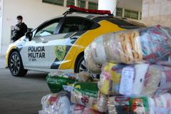 Polícia Militar e Corpo de Bombeiros participam da campanha Cesta Solidária do Governo do estado