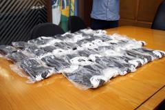 SINDEP-PR doa máscaras faciais reutilizáveis para a Polícia Militar