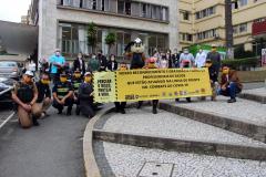 Órgãos envolvidos com o Maio Amarelo homenageiam profissionais da saúde de 12 hospitais de Curitiba