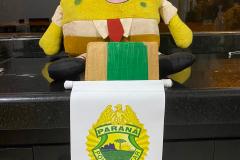 BPRv prende homem que transportava 700 gramas de maconha dentro de urso de pelúcia no Noroeste do estado