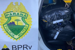 Carro com roupas sem documentação fiscal é apreendido pelo BPRv no Noroeste do estado
