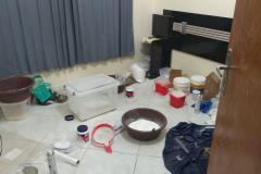 Refinaria de droga improvisada em residência é encontrada pelo BPGd em Piraquara, na RMC