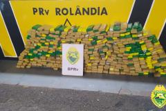 Com duas apreensões, Batalhão Rodoviário apreende mais de 700 quilos de maconha no Interior do estado
