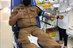 Em comemoração aos 52 anos de criação, Batalhão da PM promove campanha de doação de sangue