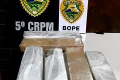 BOPE prende mulher e apreende quase sete quilos de maconha durante Operação Metrópolis