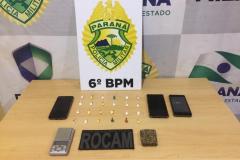 Seis pessoas envolvidas com o tráfico de drogas em Cascavel são encaminhadas pela PM