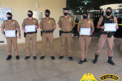 Policiais militares recebem homenagem da Câmara Municipal de Cianorte