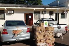 Em duas ocorrências, PM apreende 414 quilos de maconha no Oeste do estado