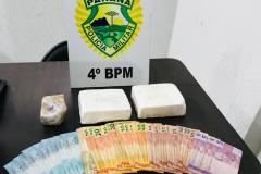 Equipes da PM do Noroeste do estado apreendem dois revólveres e 15 pés de maconha durante o fim de semana