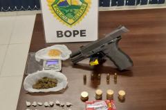 BOPE apreende quatro armas de fogo e prende seis pessoas em situações distintas na Capital e na RMC