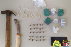 Em situações distintas, PM prende sete pessoas e apreende mais de 419 porções de drogas e uma arma de fogo no Norte do estado