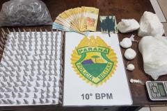 Cerca de R$ 80 mil em drogas é apreendida pela PM em Apucarana, no Norte do estado