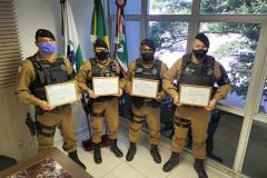 Policiais militares são homenageados na Câmara Municipal de Toledo (PR) 