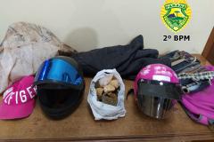 No Norte Pioneiro, PM prende dois homens e apreende 47 quilos de maconha