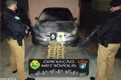 Ações distintas da Operação Metrópolis resultam na apreensão de quase 60 quilos de maconha