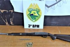 PM encaminha 12 pessoas e recupera motocicleta furtada e apreende três armas de fogo no Sudoeste do estado