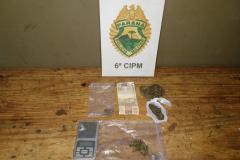 PM de Ivaiporã apreende drogas e encaminha sete pessoas à Polícia Civil