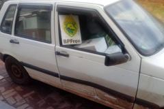 Carro carregado com 330 garrafas de vinho é apreendido pelo BPFron no Sudoeste do estado