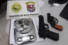 No Norte Pioneiro, PM apreende armas e simulacros durante o fim de semana