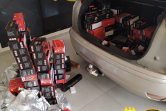Carro com R$ 20 mil em contrabando é apreendido pelo BPRv em Iporã (PR)