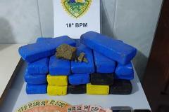 Arma e maconha são apreendidos em Assaí e Cornélio Procópio, no Norte do estado