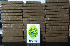 Equipes do BOPE apreendem quase 40 quilos de maconha e três armas de fogo na Capital e Interior do estado