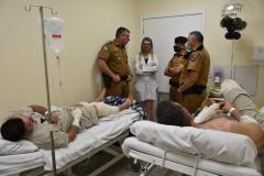 Visita CG a policiais militares em Cascavel