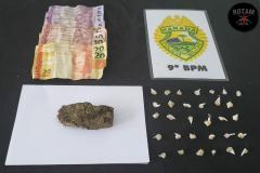 Ações da PM contra o tráfico de drogas resultam na prisão de três suspeitos em Guaratuba (PR)