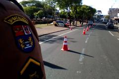 Em Telêmaco Borba (PR), PM participa de blitz educativa da Semana Nacional do Trânsito