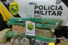 Mais de 270 quilos de maconha são apreendidos pelo BPRv em situações distintas