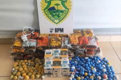 No Sudoeste do estado, PM encaminha cinco pessoas e apreende drogas e dinheiro em situações distintas