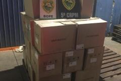 BOPE apreende mais de meia tonelada de maconha e armas durante a Operação Metrópolis