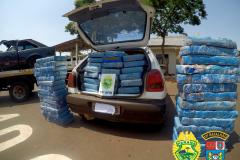 PM apreende quase 900 quilos de maconha no Oeste do estado