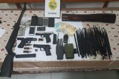 PM prende seis pessoas suspeitas de envolvimento com roubo de cargas e explosão de caixas eletrônicos em Contenda (PR)