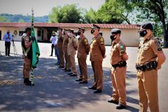 Comandante-Geral da PM recebe Medalha de Mérito do 21º BPM em Francisco Beltrão (PR)
