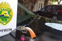 Abordagem a veículo em Santa Helena pelo BPFron termina com apreensão de cocaína e garrucha
