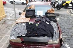 ROCAM encaminha sete pessoas, apreende drogas e recupera roupas roubadas em Curitiba