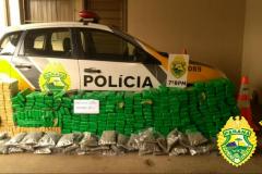 Mais de 600 quilos de maconha são apreendidos pela PM no Noroeste do estado em situações distintas