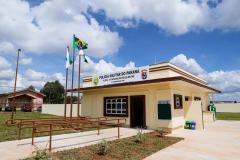 Governador inaugura sede do destacamento da PM de Entre Rios, em Guarapuava