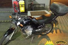 PM age rápido e recupera motos furtadas em Assis Chateaubriand e Toledo, no Oeste paranaense