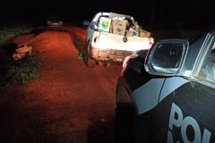 Durante patrulhamento, BPFron encontra dois veículos carregados com cigarros contrabandeados no Oeste do estado