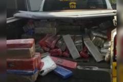 Mais de 360 quilos de maconha são apreendidos pelo BPRv em Pinhão (PR)
