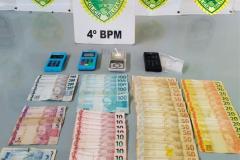 Em quatro ações separadas, PM encaminha quatro pessoas por tráfico de drogas no mesmo dia, no Noroeste do Paraná 