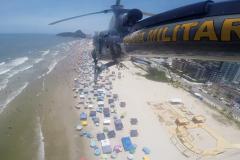 Batalhão da PM de Operações Aéreas realiza 100 missões em 45 dias da temporada