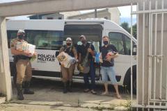 Campanha do BPTran ampara famílias carentes com doação de alimentos
