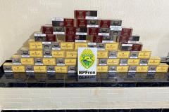 Durante Operação Hórus, policiais da fronteira apreendem carga de maconha e cigarros contrabandeados em Capitão Leônidas Marques (PR)