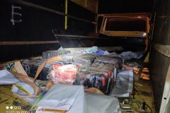 Duas abordagens do BPFron terminam com contrabando e 12 quilos de capulho de maconha apreendidos no Oeste do PR